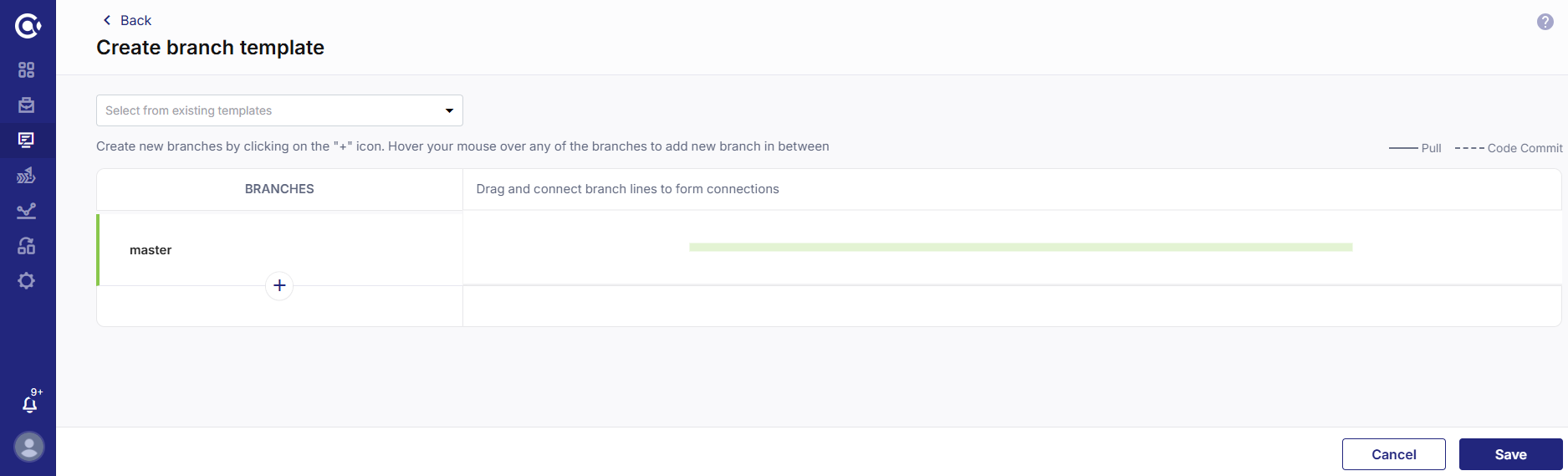 Configure Branch Template
